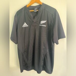 Official Adidas New Zealand All Blacks rugby jersey mint